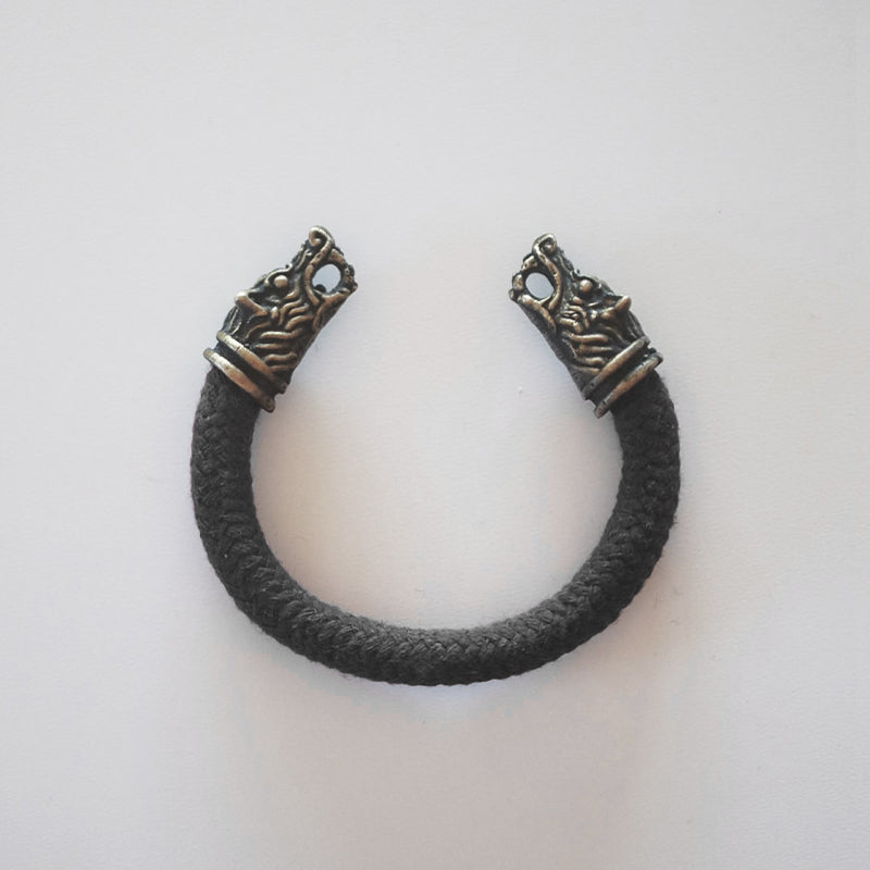 Image for Black Wolf Knit Bracelet