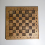 Oak Viking Chessboard