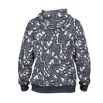 Jelling Wolf Pattern Hoodie