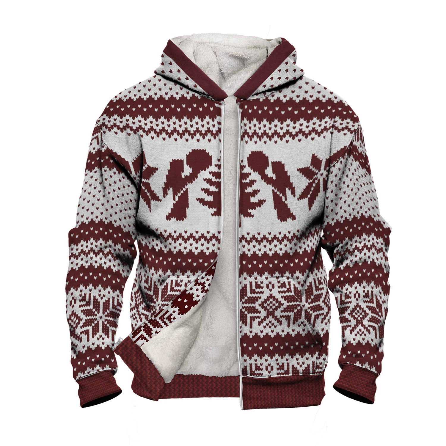 Yule Faux-Wool Hoodie