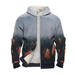 Autumn Voyage Faux-Wool Hoodie