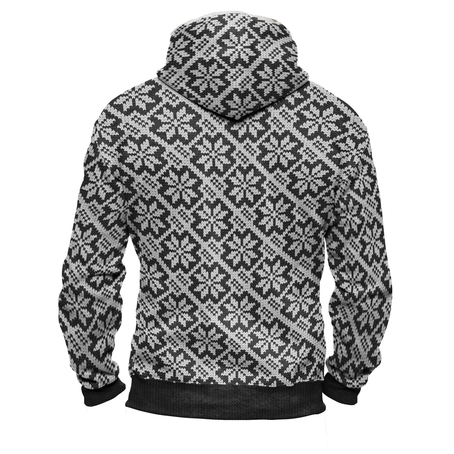 Kihnu Faux-Wool Hoodie