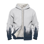 Spruce Forest Faux-Wool Hoodie