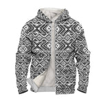 Folk Vegvisir Faux-Wool Hoodie