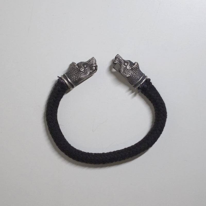 Black Bear Knit Bracelet