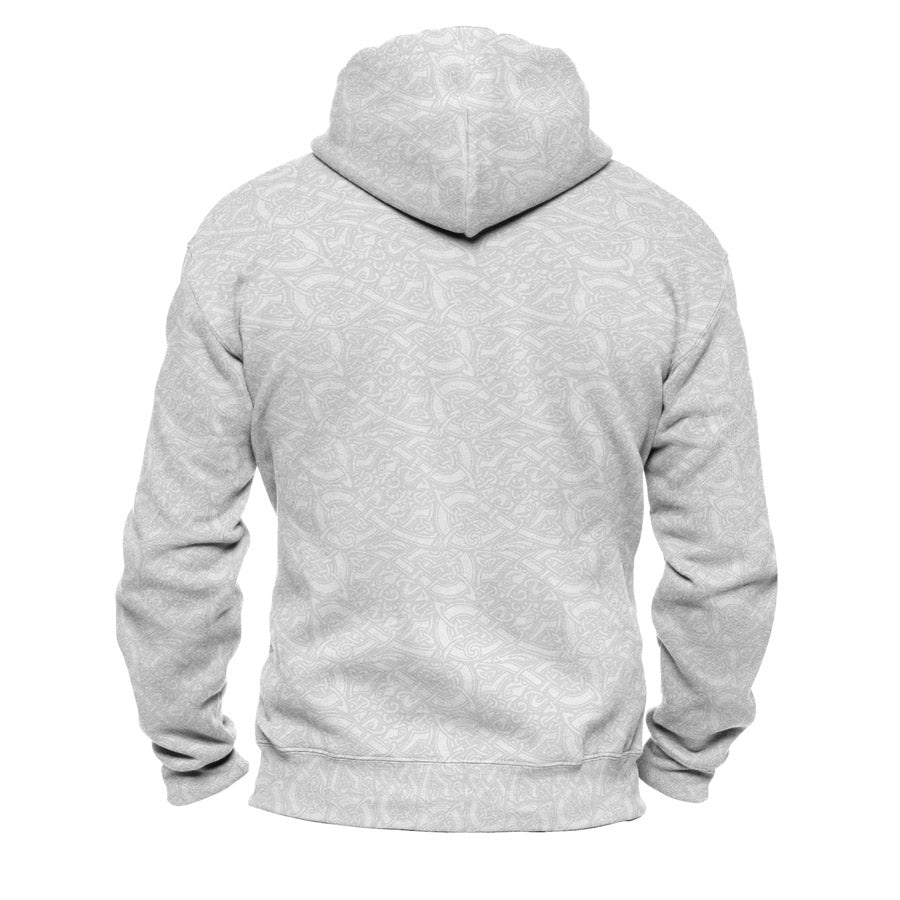 White Valhyr Zip Hoodie