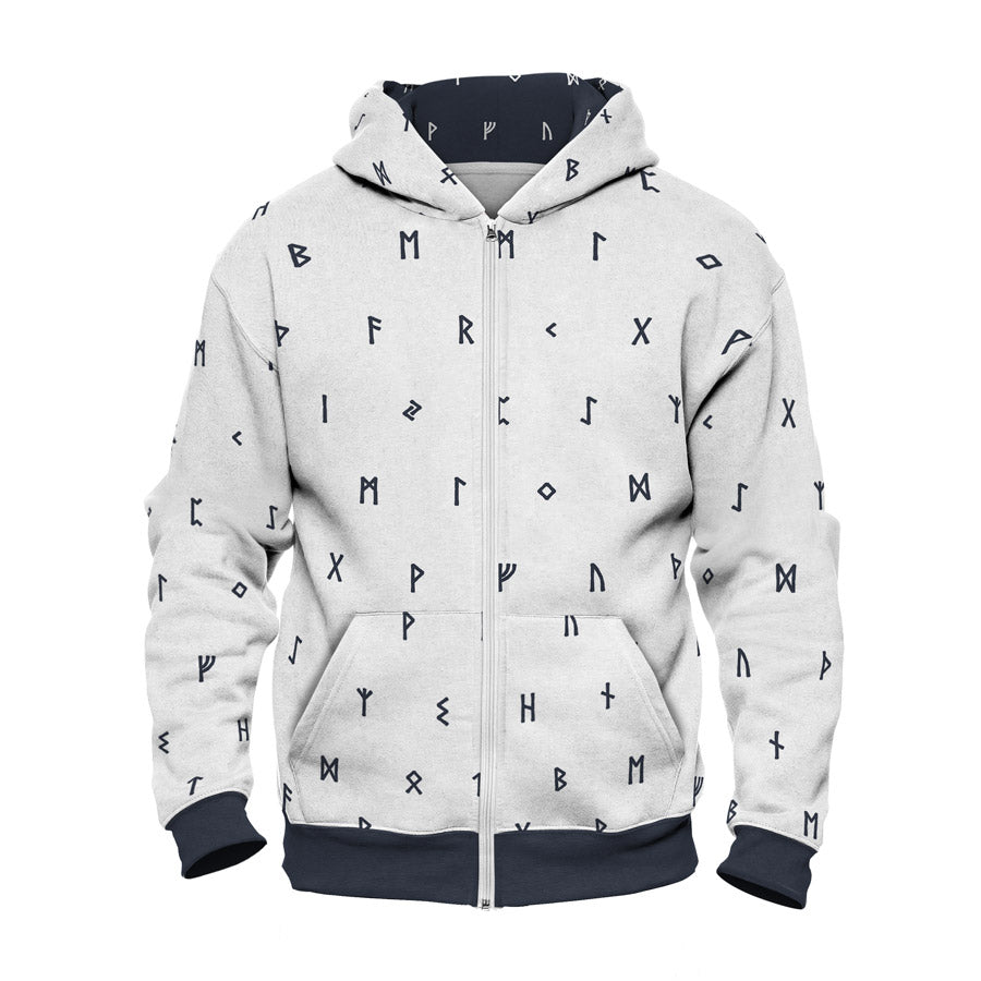 Elder Futhark Zip Hoodie