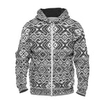 Folk Vegvisir Zip Hoodie