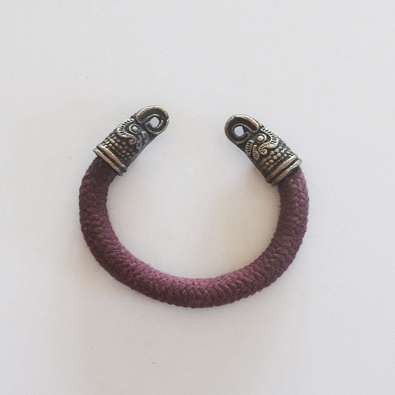 Crimson Raven Knit Bracelet