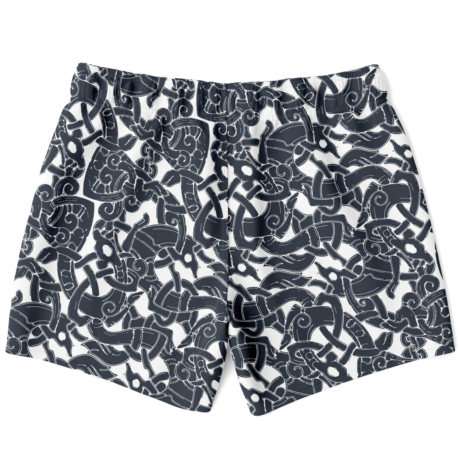 Jelling Wolf Pattern Shorts