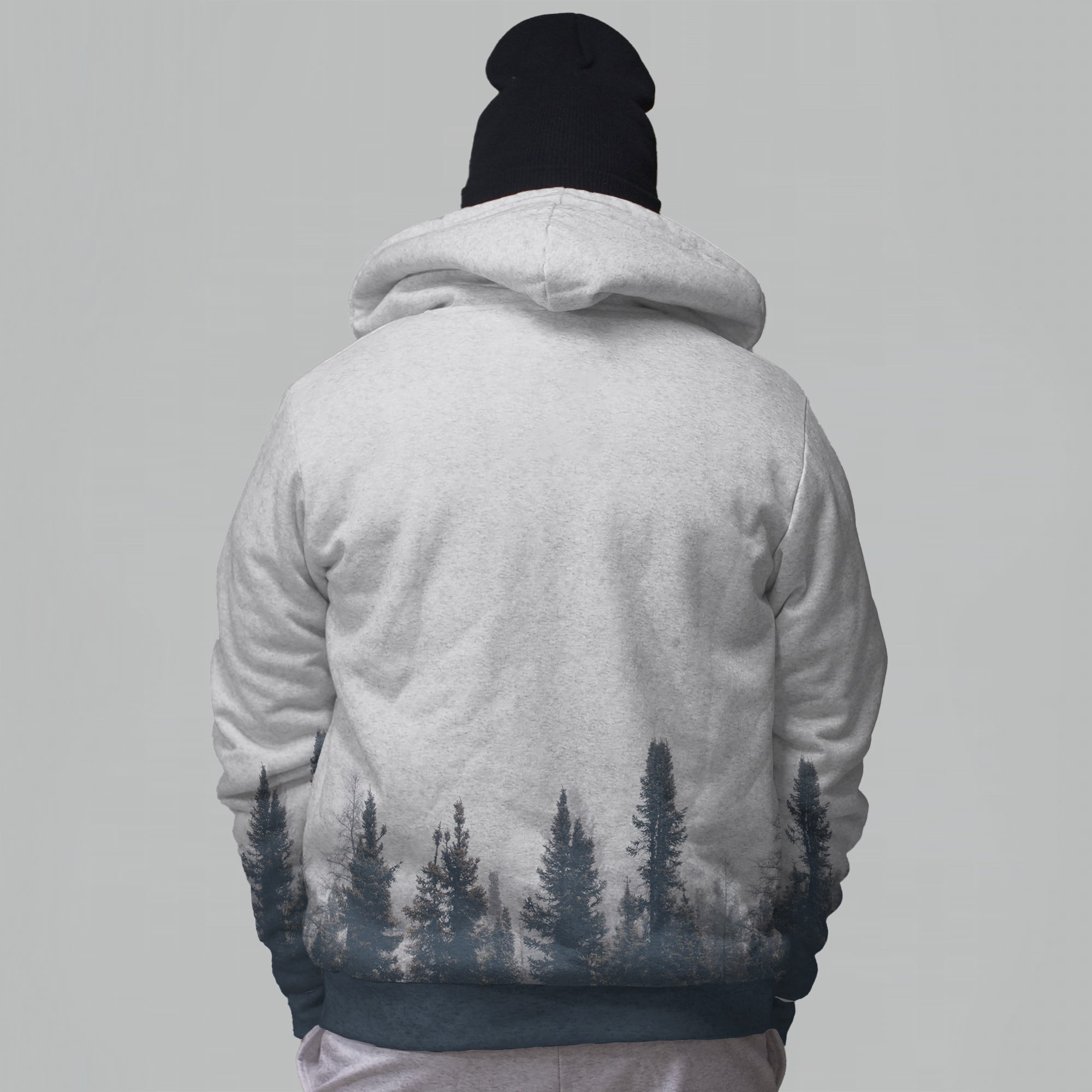 Spruce Forest Faux-Wool Hoodie