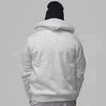 Variant image for White Valhyr Faux-Wool Hoodie