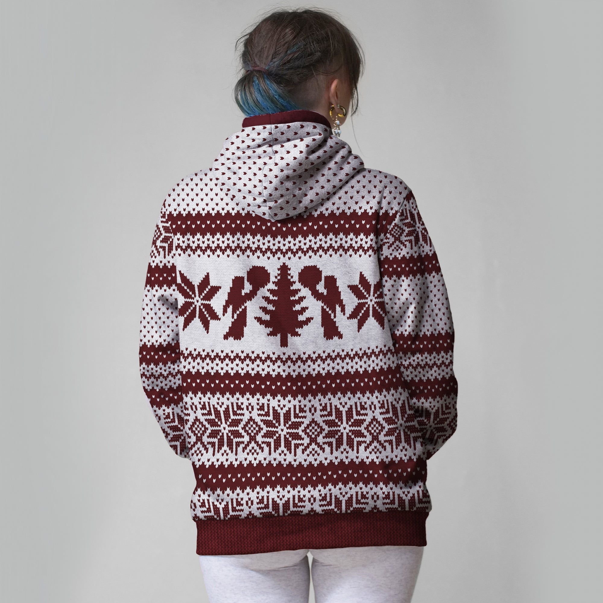 Yule Faux-Wool Hoodie