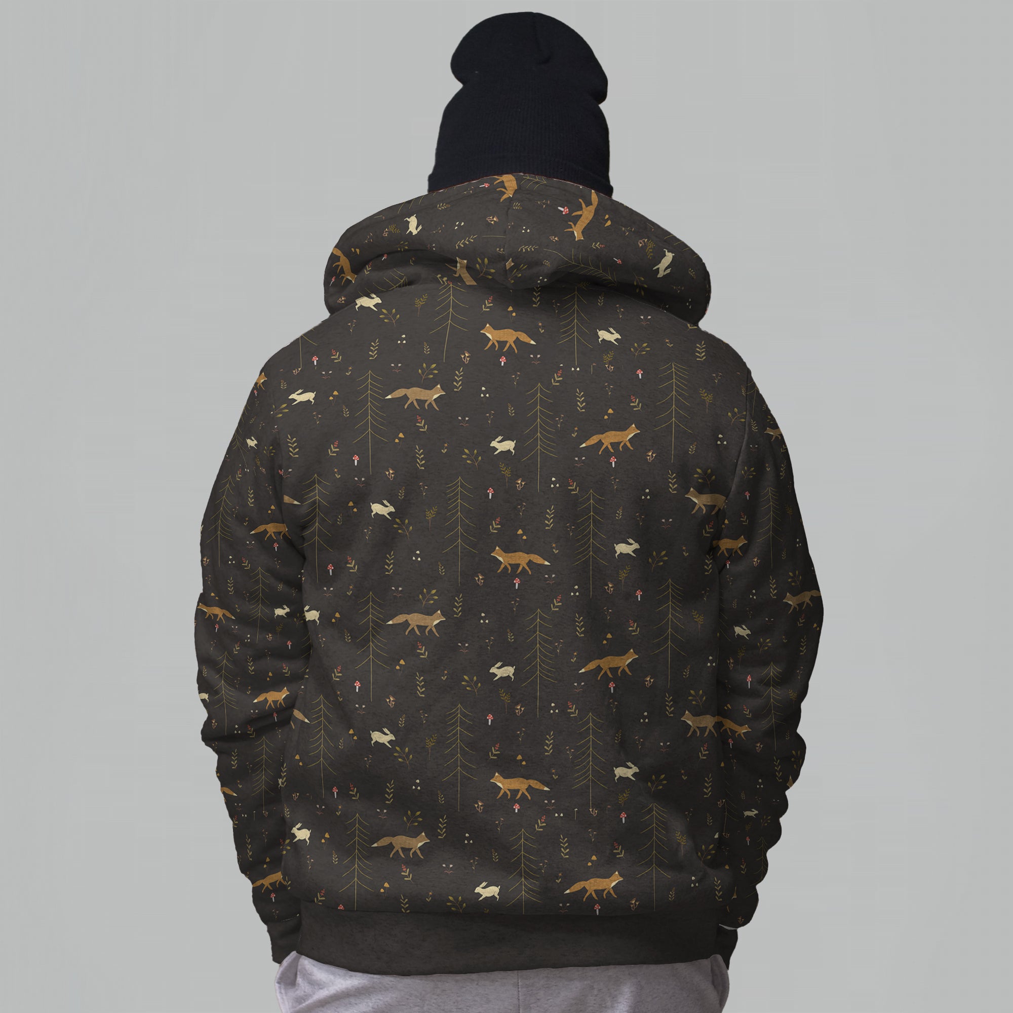 Berserker Faux-Wool Hoodie