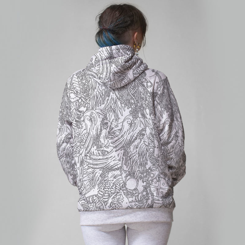 Image for Valhyr Collection Faux-Wool Hoodie