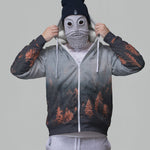 Autumn Voyage Faux-Wool Hoodie