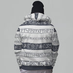 Runeword Faux-Wool Hoodie