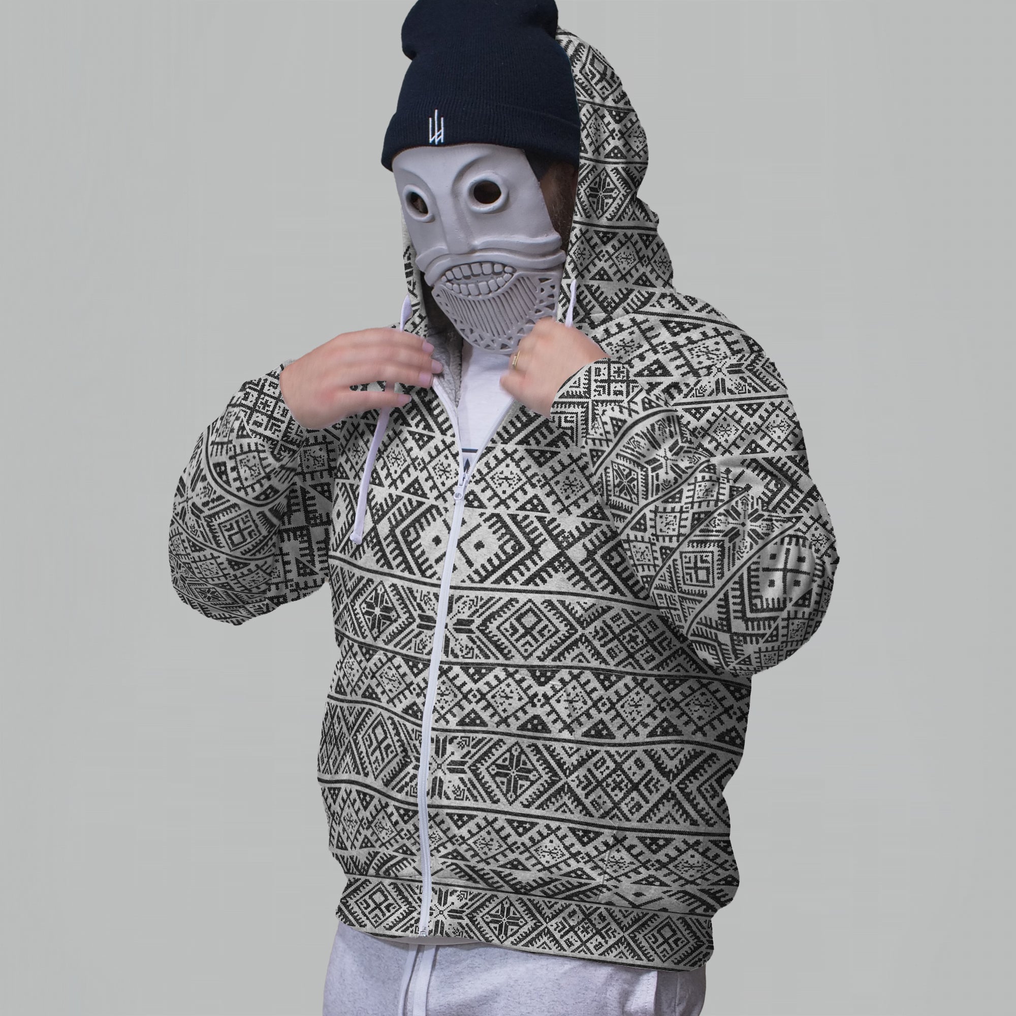 Hoodie face hot sale cover