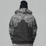 Geri & Freki Faux-Wool Hoodie