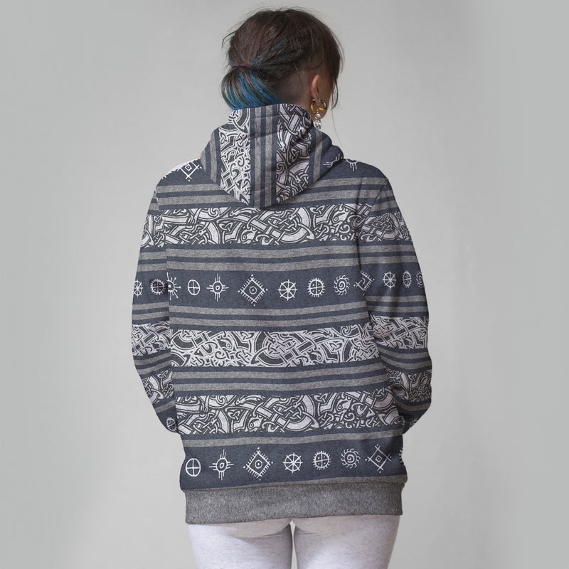 Image for Folk Sol And Hati Faux-Wool Hoodie