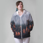 Autumn Voyage Faux-Wool Hoodie