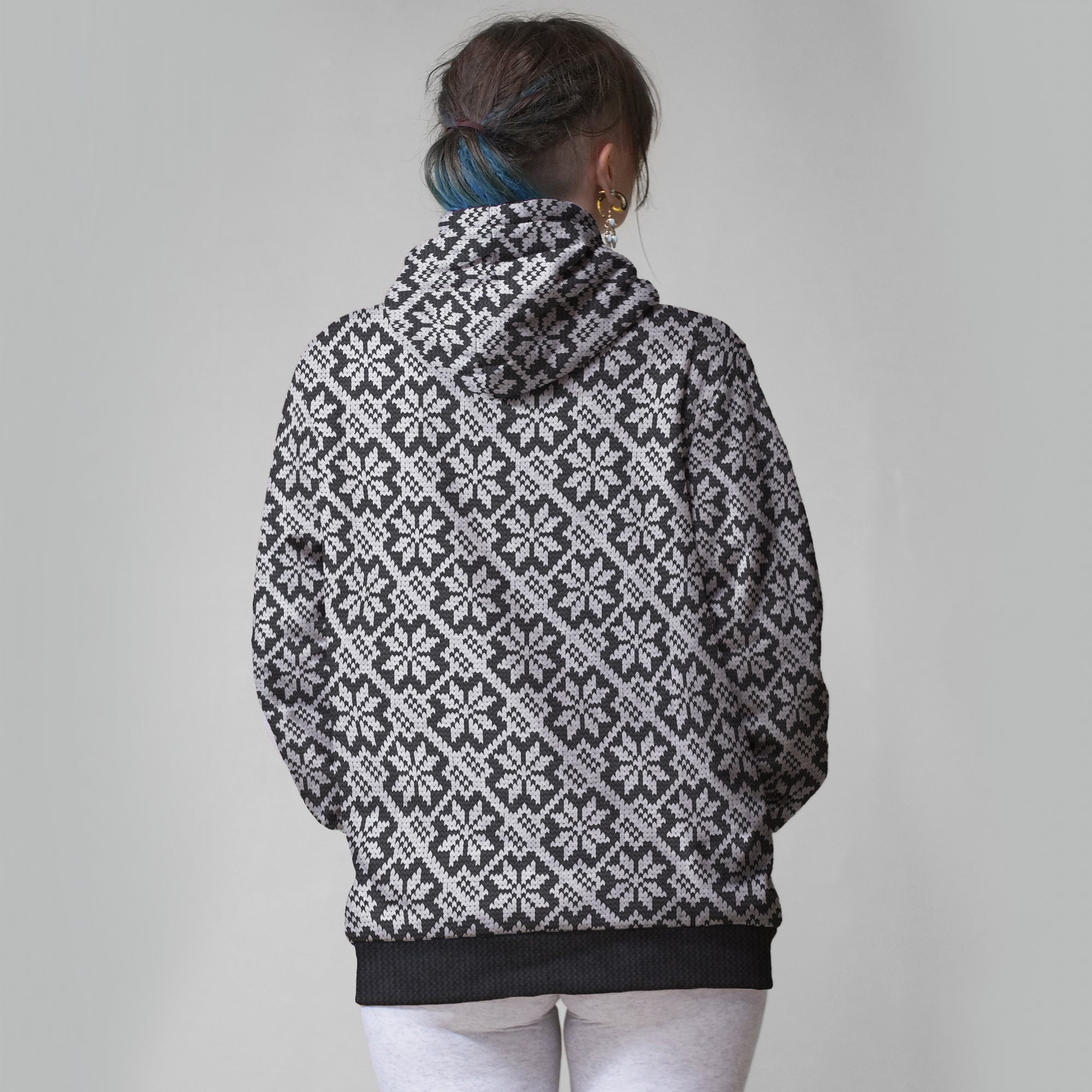 Kihnu Faux-Wool Hoodie