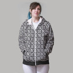 Kihnu Faux-Wool Hoodie