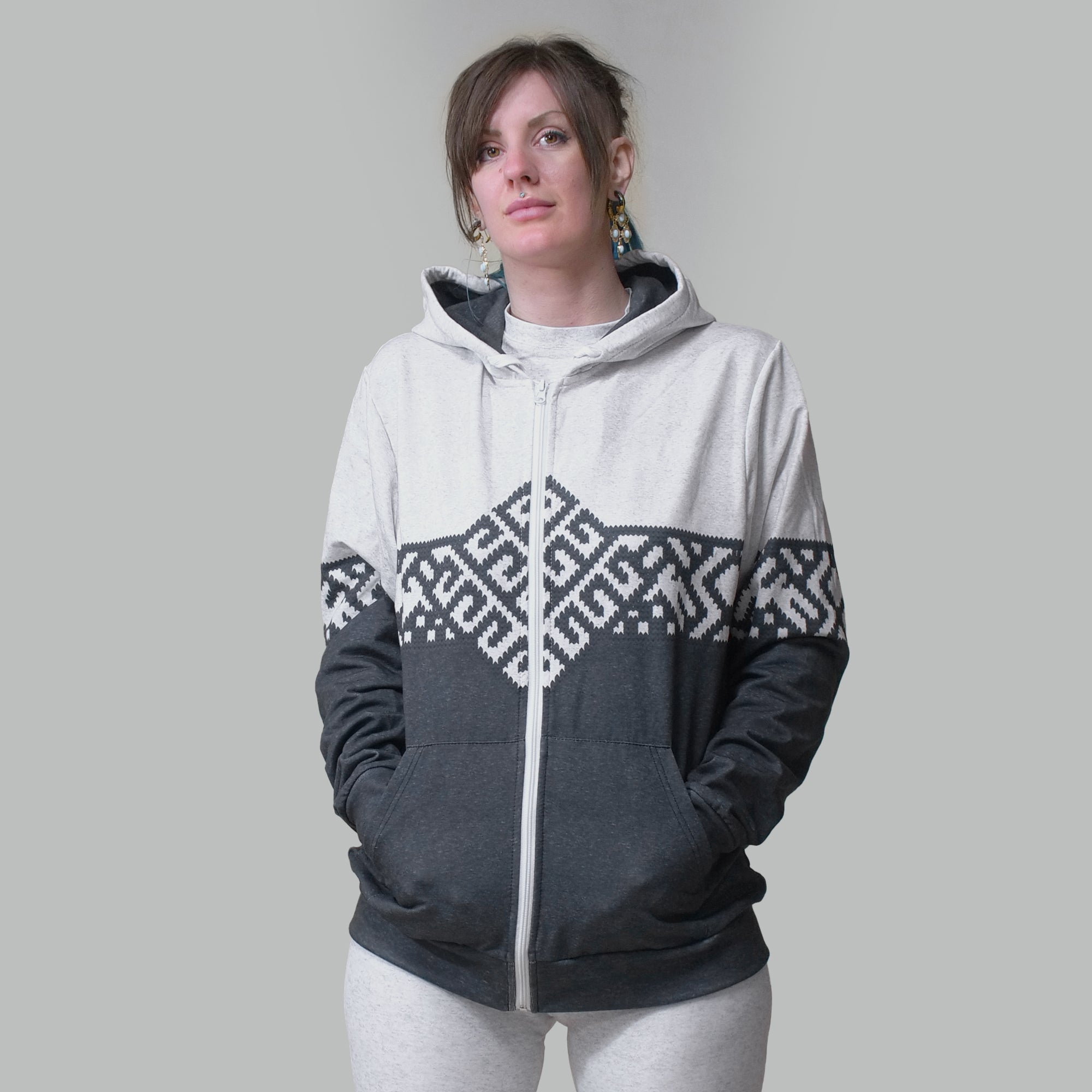 Folk Yggdrasil Zip Hoodie