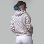 Torslunda Pattern Faux-Wool Hoodie