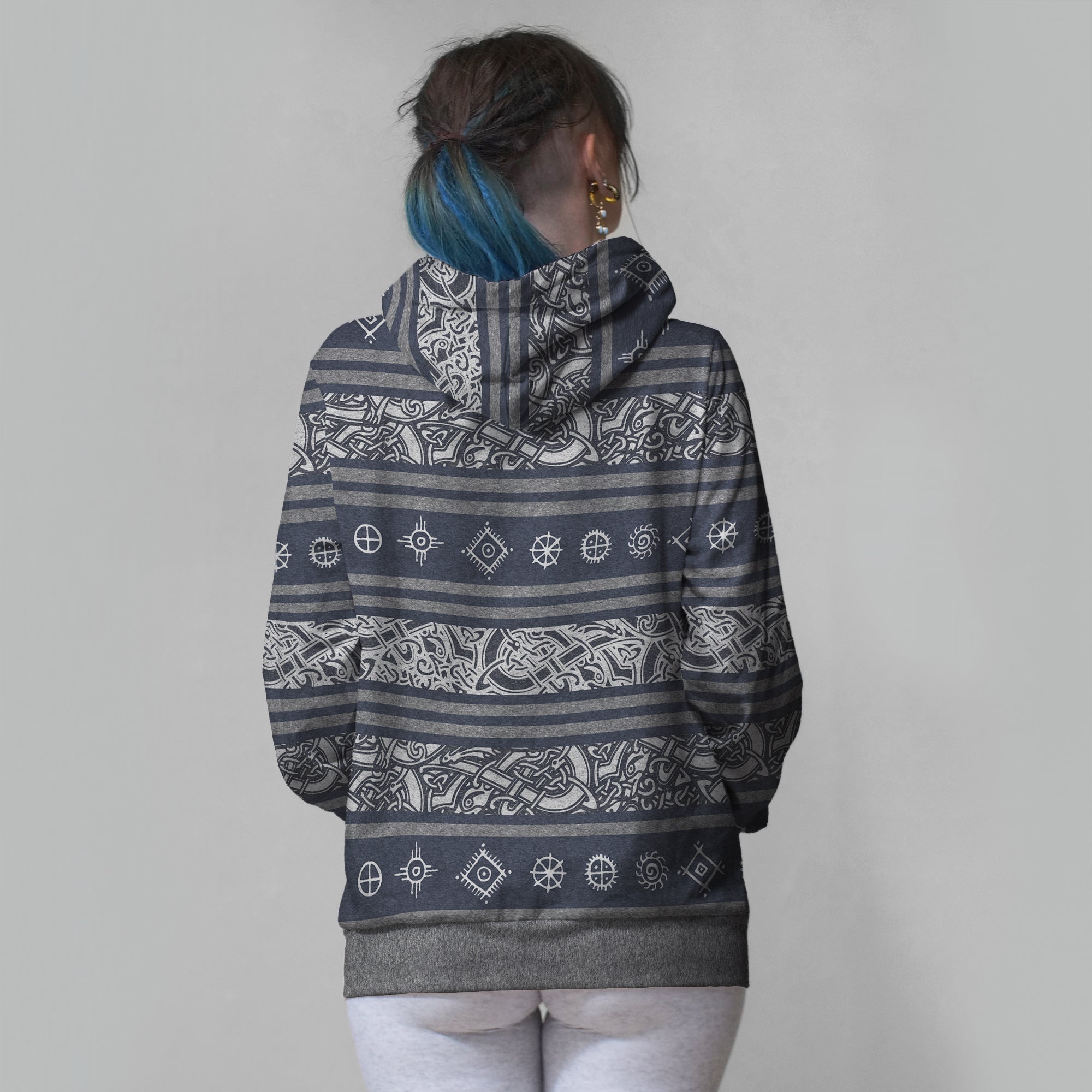 Folk Sol and Hati Zip Hoodie