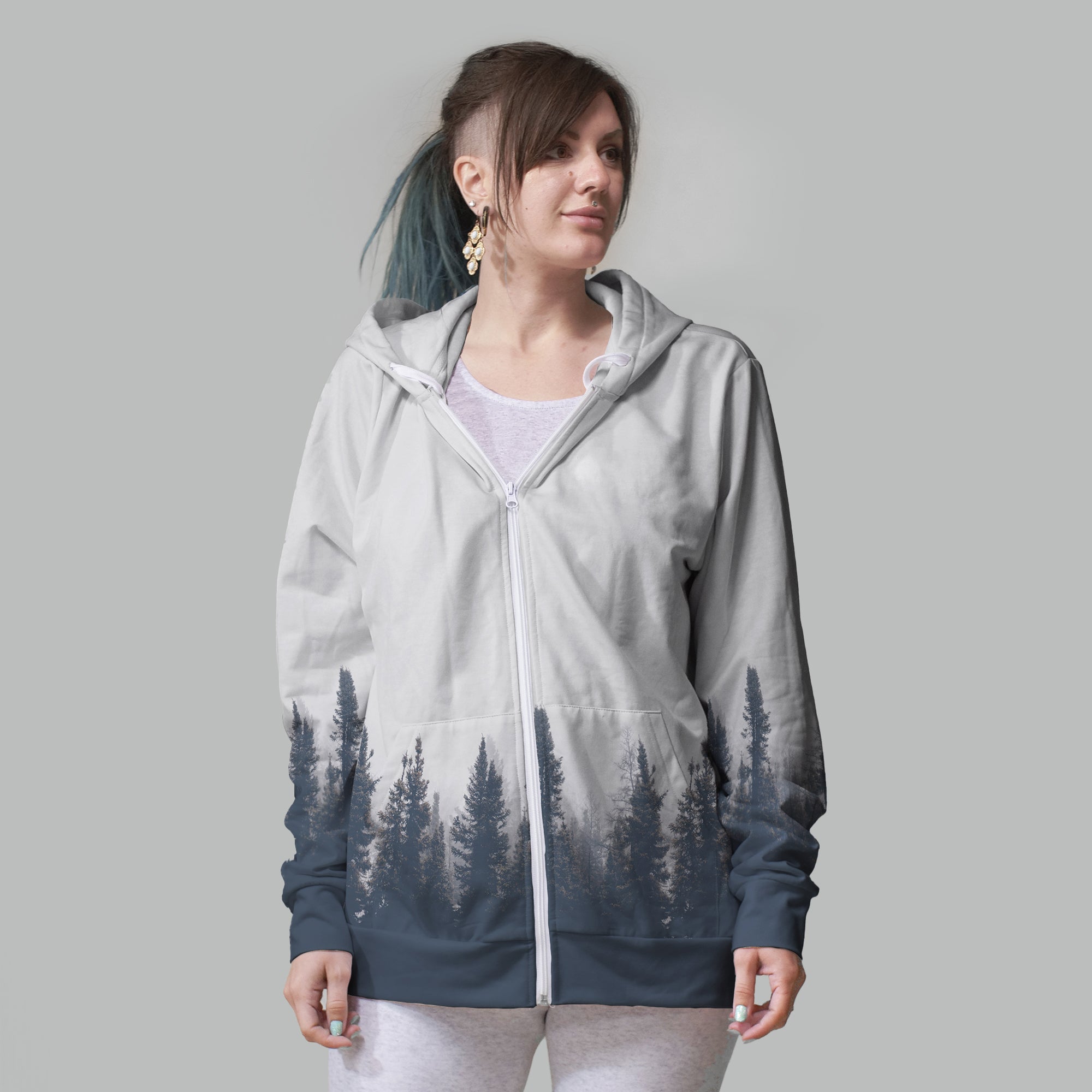 Spruce Forest Zip Hoodie