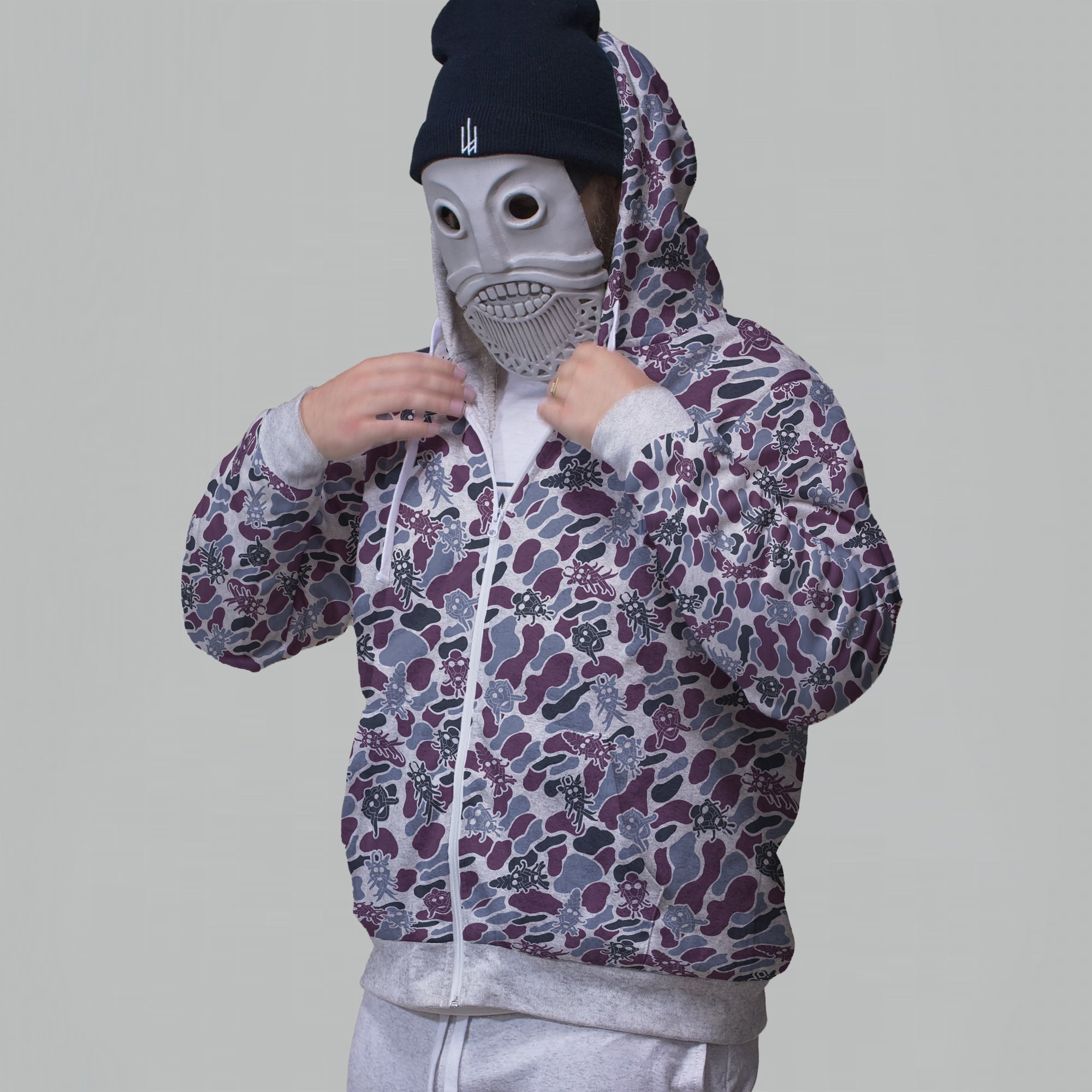 Maskstone Faux-Wool Hoodie