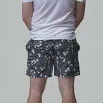 Jelling Wolf Pattern Shorts