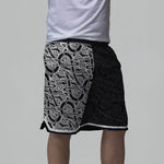 Oseberg Pattern Basketball-Shorts