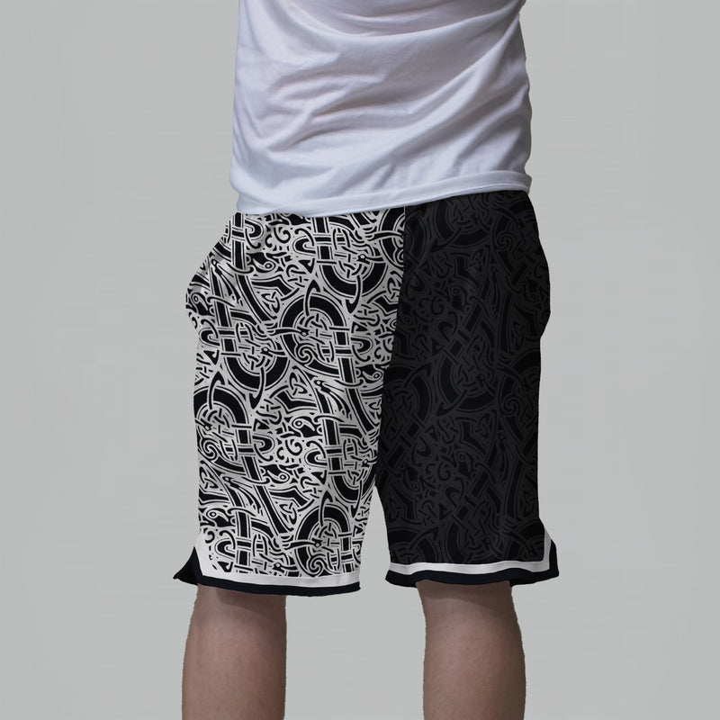 Image for Oseberg Pattern Basketball-Shorts