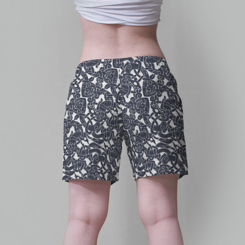 Image for Jelling Wolf Pattern Shorts