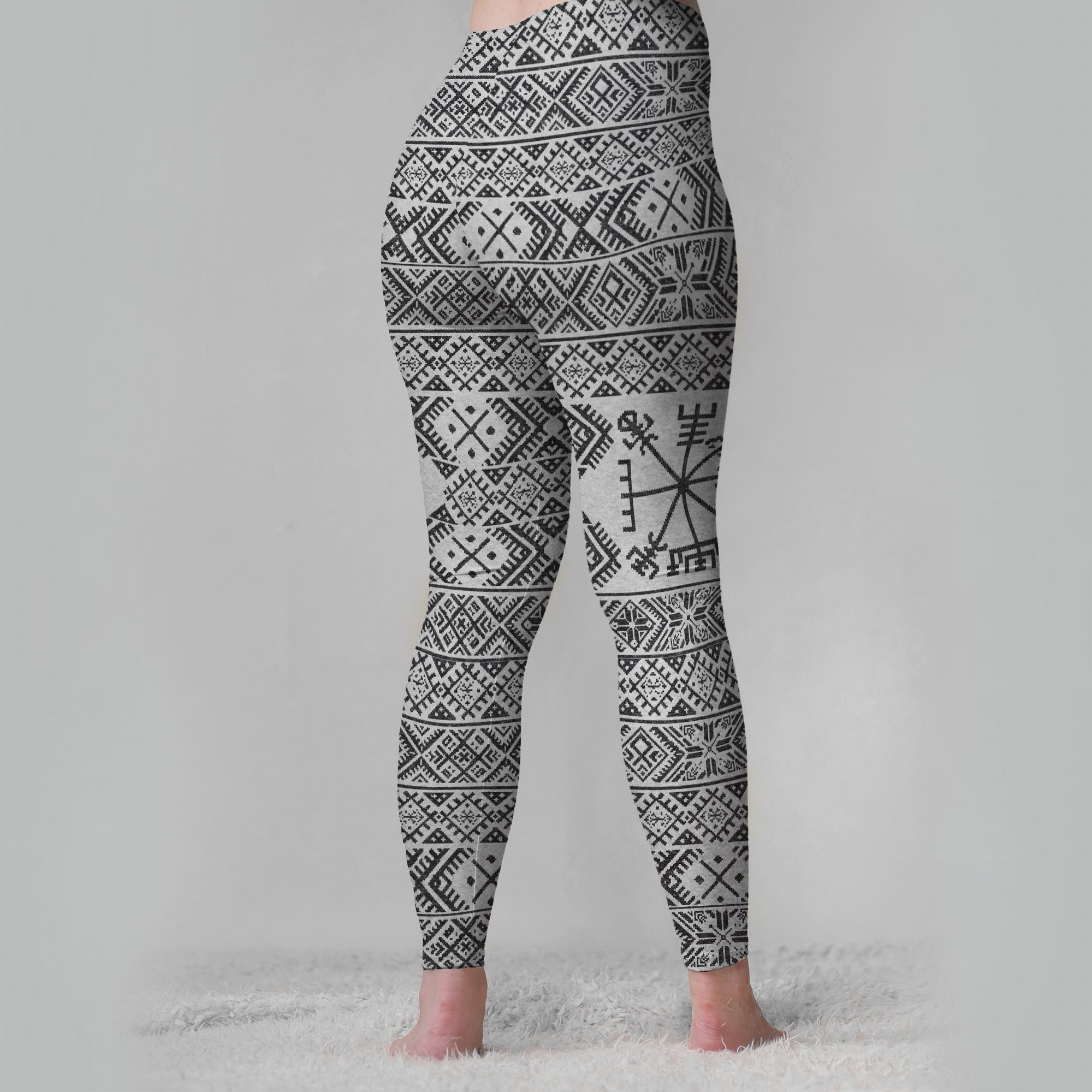 Folk Vegvisir Leggings