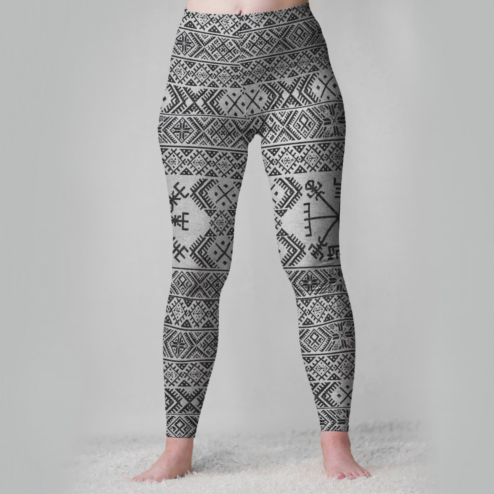 Folk Vegvisir Leggings