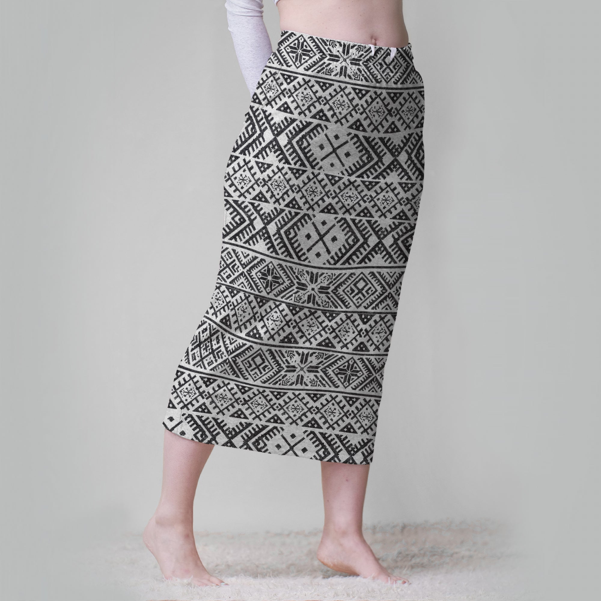 Folk Vegvisir Skirt