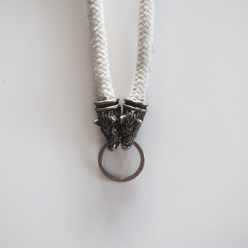 Wolf Knit Necklace