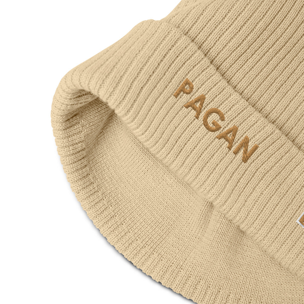Organic ribbed beanie
