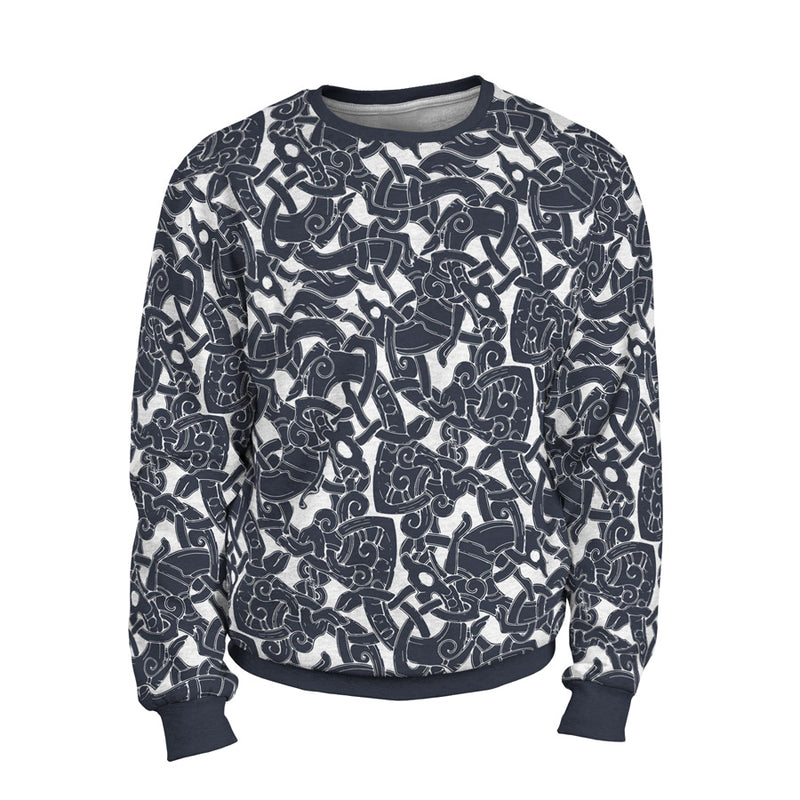 Image for Jelling Wolf Pattern Sweatshirt