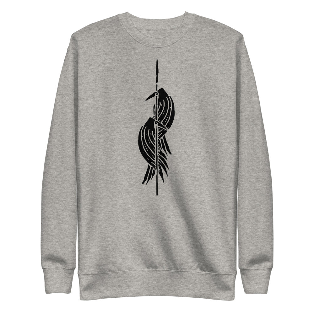 Huginn Muninn and Gungnir Sweatshirt