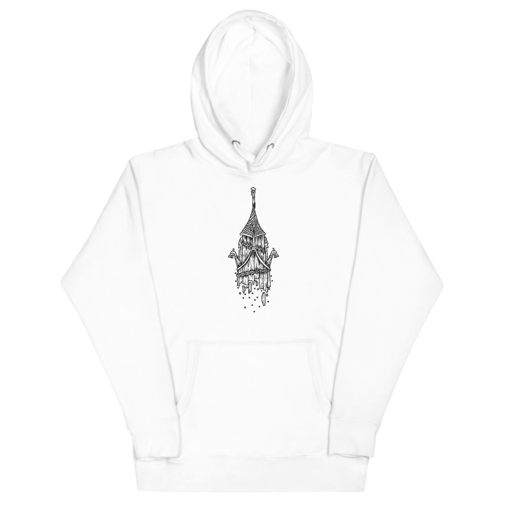 Fading Uppsala Temple Hoodie